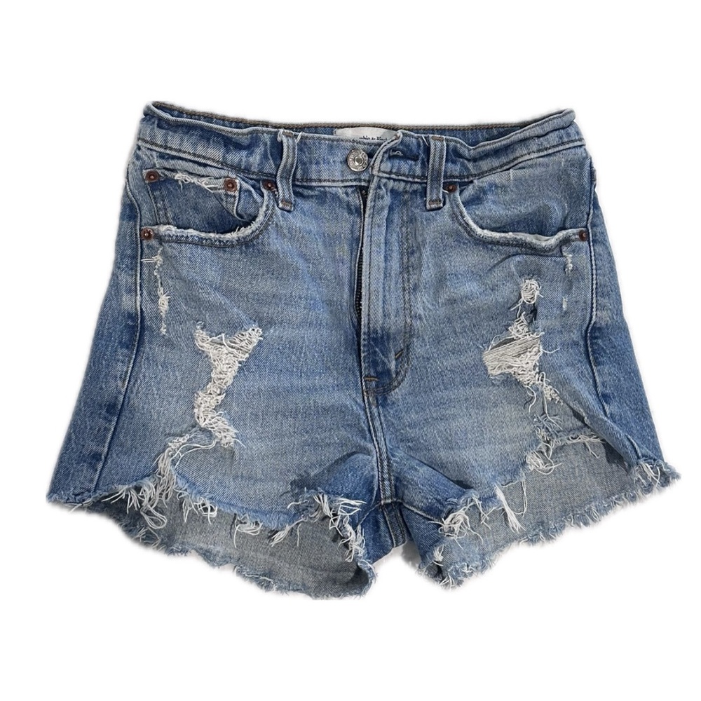 High rise mom short